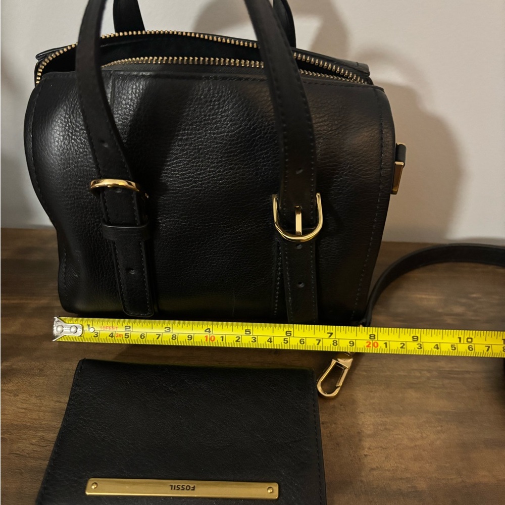 Fossil Mini Carlie Satchel/Crossbody & Wallet - Picture 6 of 11